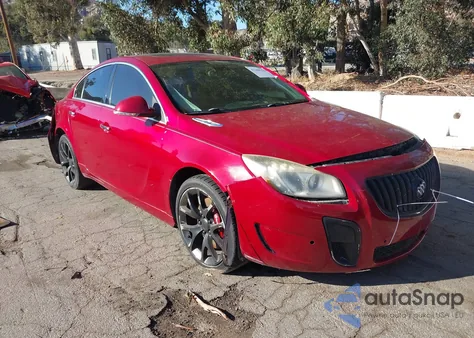 2012 Buick Regal Gs из США, поврежденный, VIN 2G4GV5GVXC9211484